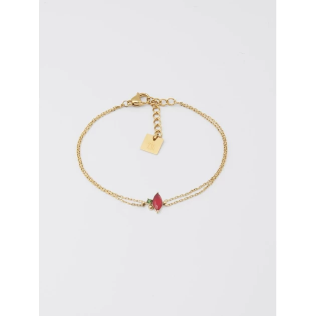 Bracelet Princess rouge en...