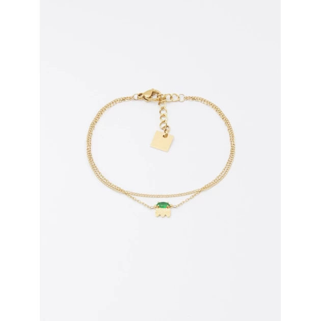 Bracelet Petal vert en...