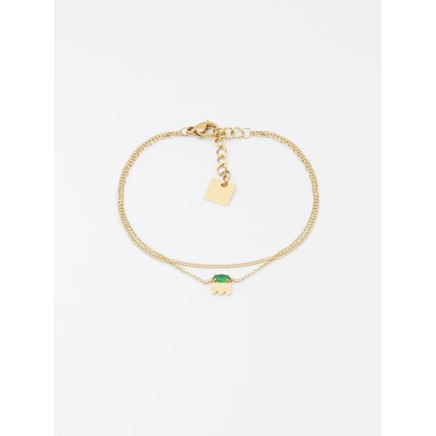 Green Petal bracelet in...