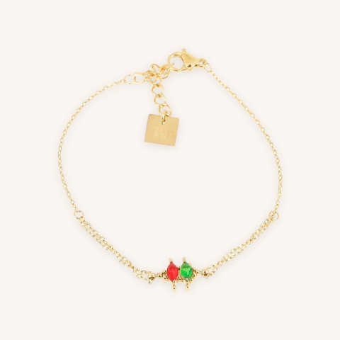 Bracelet Crown en acier doré - Zag bijoux