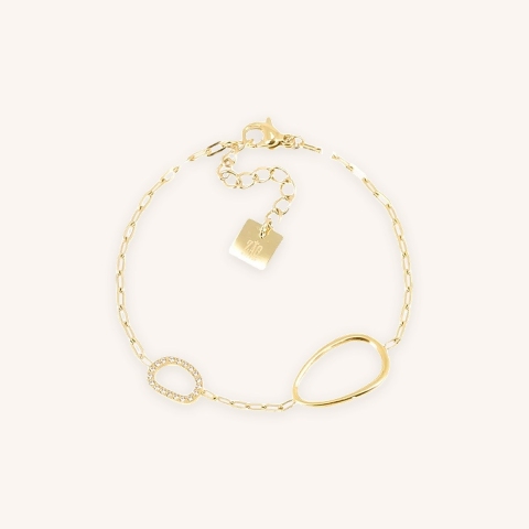 Apolo bracelet in gold-plated steel - Zag bijoux