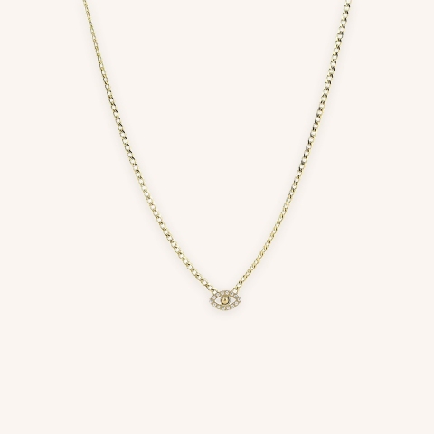Collier Olga en acier doré - Zag bijoux