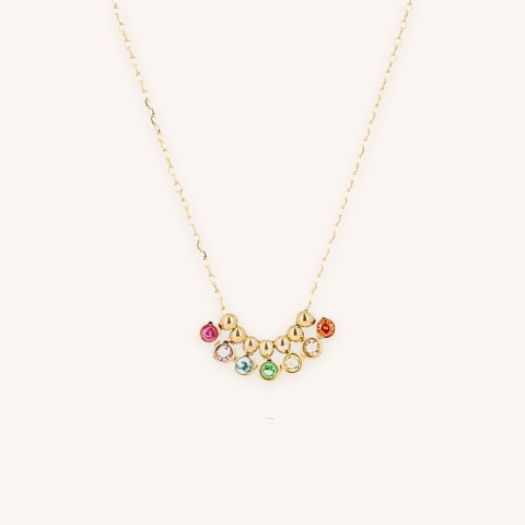 Manis necklace in gold steel - Zag bijoux