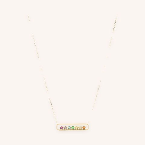 Collier Anaha en acier doré - Zag bijoux