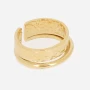 Martel gold steel ring - Zag bijoux