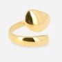 Essie gold steel ring - Zag bijoux