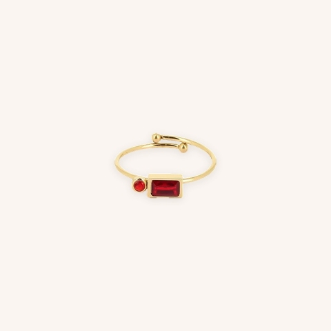 Bague Serenity acier doré - Zag bijoux