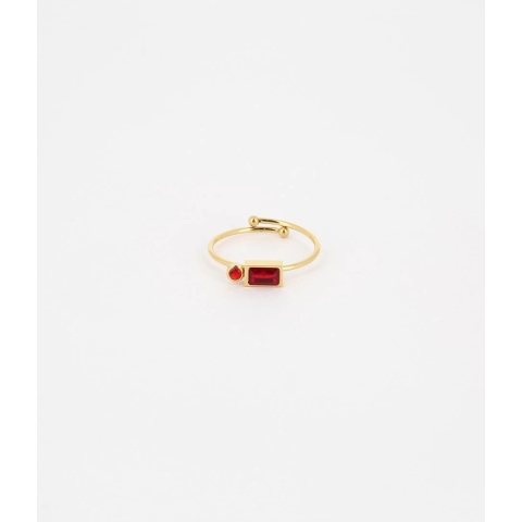 Serenity gold steel ring - Zag bijoux
