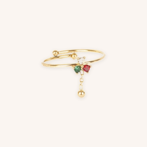 Bague Kai acier doré - Zag bijoux