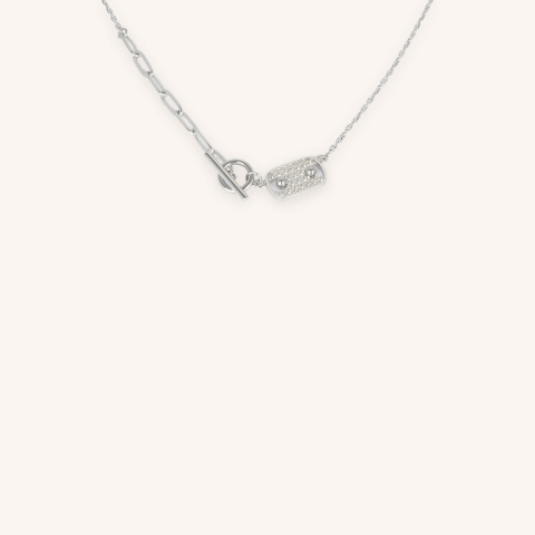 Collier maille Rock en acier - Zag bijoux