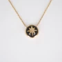Black star necklace in gold steel - Zag bijoux