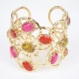 Olympia cabochon gold bracelet - Gas bijoux