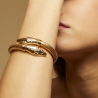 Gold Cobra bracelet - Gas bijoux