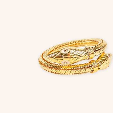 Bracelet Cobra or - Gas bijoux