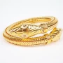 Gold Cobra bracelet - Gas bijoux