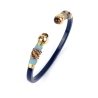 Bracelet Sari Bis acétate bleu or - Gas bijoux
