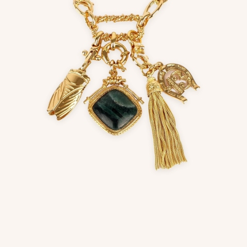 Collier Constantine or - Gas bijoux