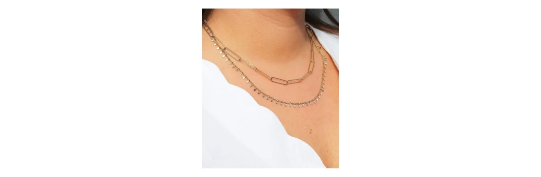 Multi-row necklaces for women's | Gold & Silver Necklaces