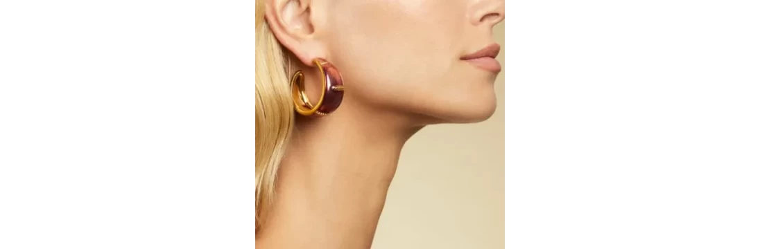 Boucles d'oreilles créoles - Bijoux fantaisie