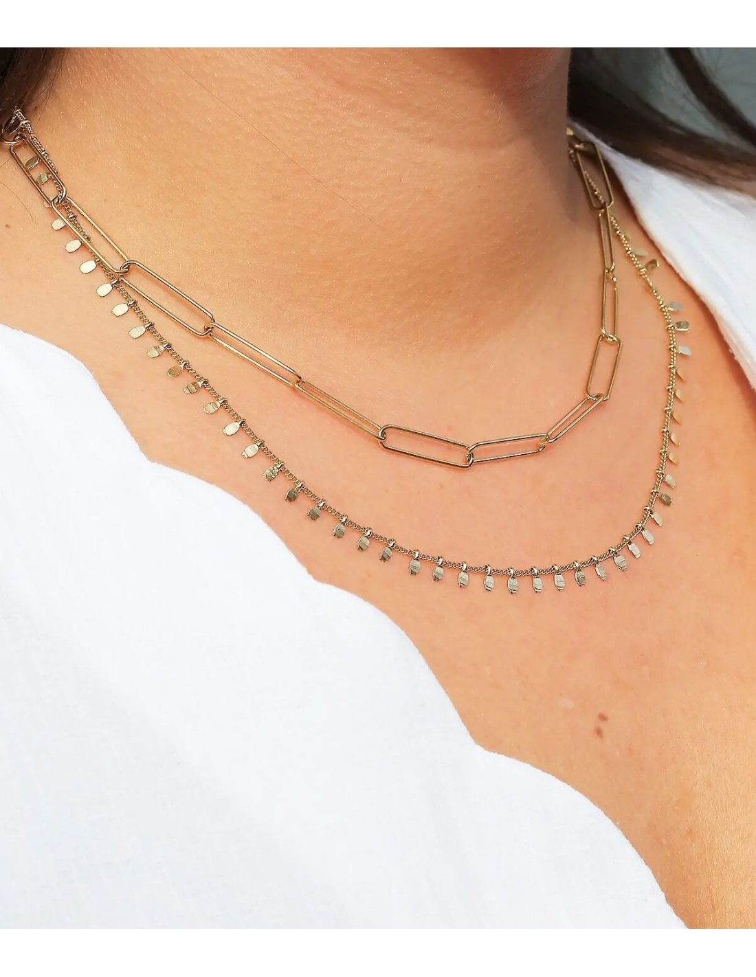Colliers multirangs femme - Bijoux Fantaisie