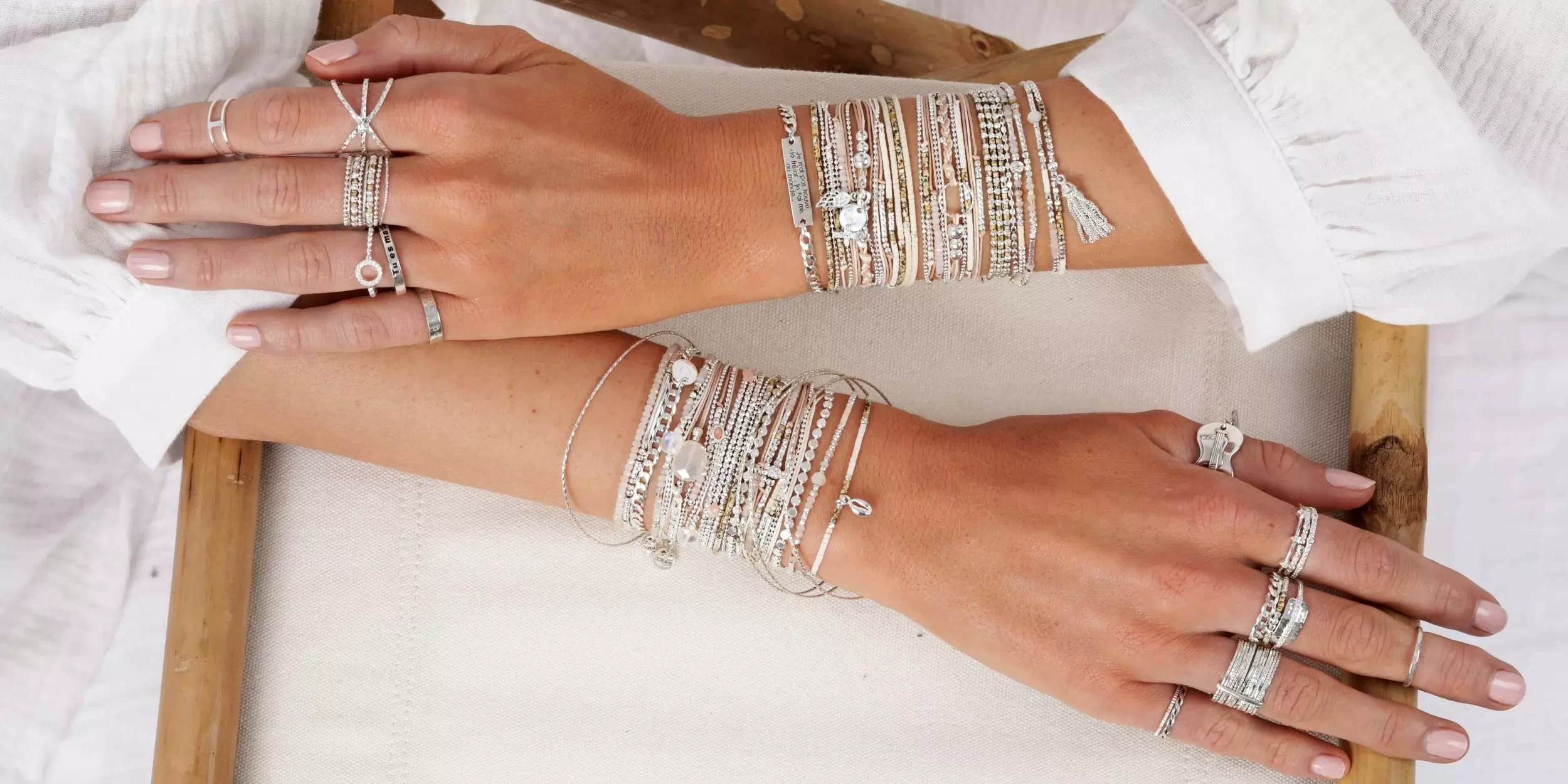 Bracelet multitours femme  - Bijoux fantaisie