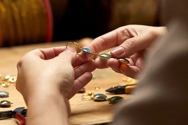 Boucles d'oreilles Pomme Cannelle